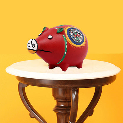 Mustard Terracotta Piggy Bank