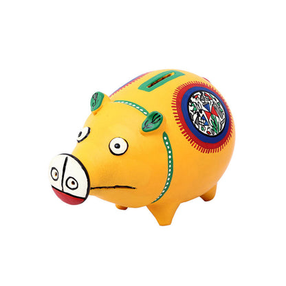 Mustard Terracotta Piggy Bank