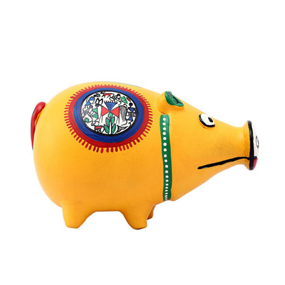 Mustard Terracotta Piggy Bank