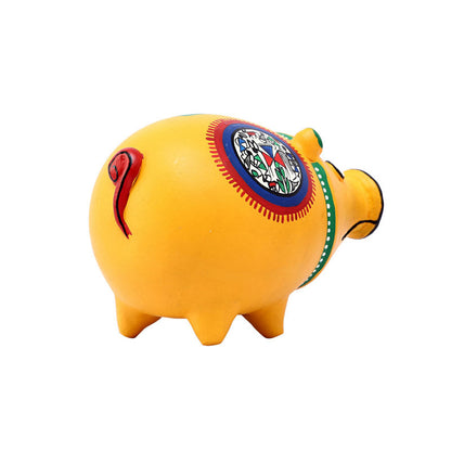 Mustard Terracotta Piggy Bank