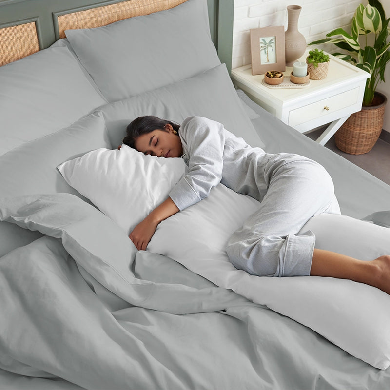 Maison Solid Cotton Fitted Bedsheet - 700 Thread Count