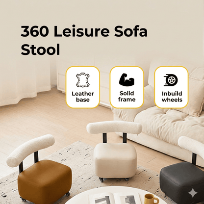 360° Rotating Contemporary Leisure Sofa Chair with Comfortable Backrest