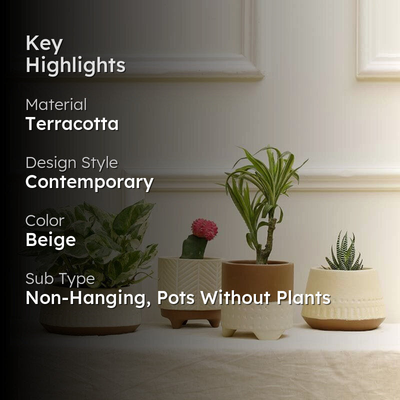 Terracotta Planters – Set of 4